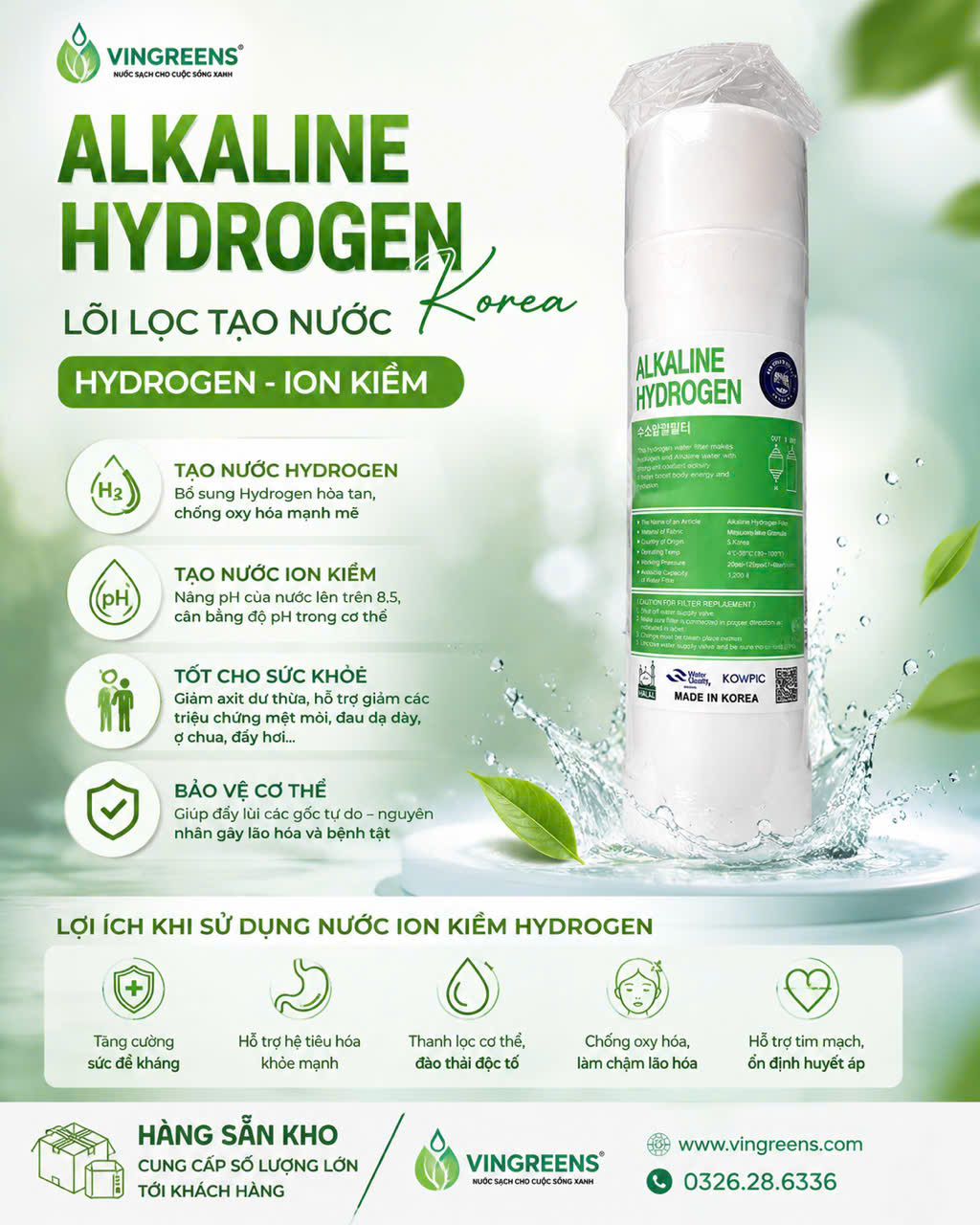 Lõi Alkaline Hydrogen